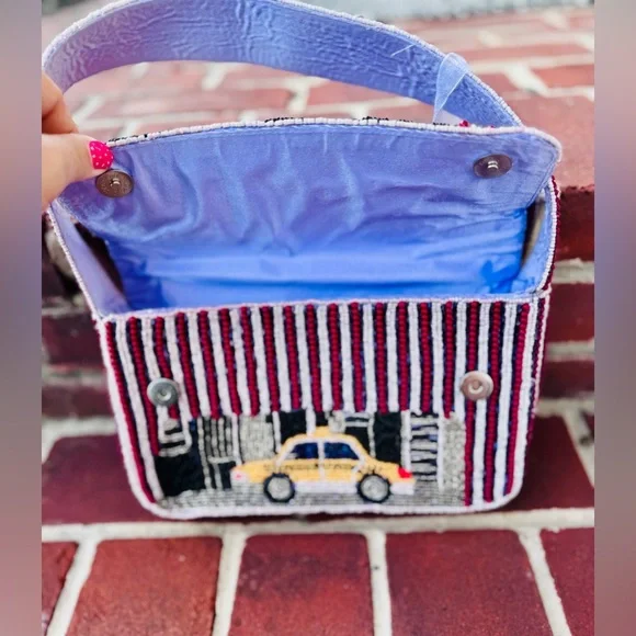 *Host Pick! BRAND NEW RELEASE! NYC Taxi Beaded Bag – Viral Bag from Marshalls - Picture 4 of 8